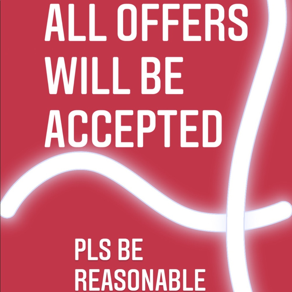 All offers will be accepted